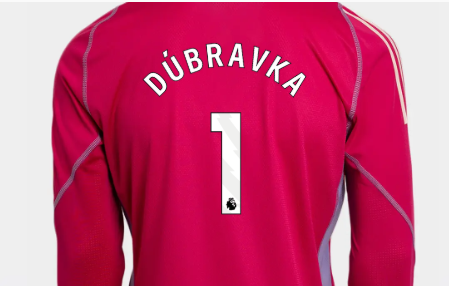 Newcastle United newcastle united adidas pink 2425 goalkeeper long sleeve shirt – 1 dúbravka Collection - Football Kits & Footwear