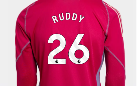 Newcastle United newcastle united adidas pink 2425 goalkeeper long sleeve shirt – 26 ruddy Collection - Football Kits & Footwear