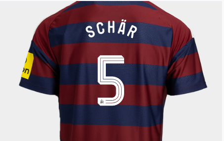 Newcastle United newcastle united adidas womens 2425 away shirt – 5 schär Collection - Football Kits & Footwear