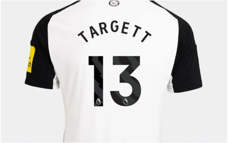Newcastle United newcastle united adidas womens 2425 home shirt – 13 targett Collection - Football Kits & Footwear