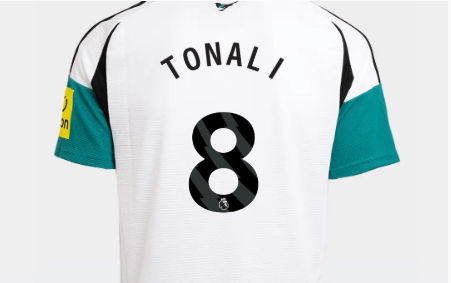 Newcastle United newcastle united adidas womens 2425 third shirt – 8 tonali Collection - Football Kits & Footwear
