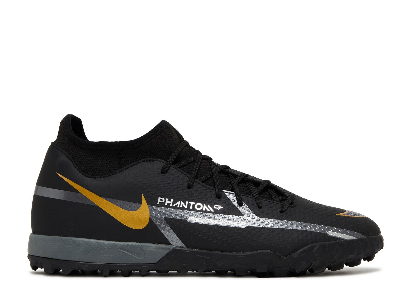 Newcastle United nike phantom gt2 academy df tf 8216black metallic dark grey Collection - Football Kits & Footwear